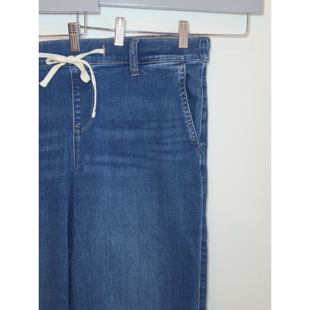 Torrid Jeans Weekend Wide Leg/Flare Mid Rise PLUS Sz 2 / 2X Drawstring Stretch - Picture 3 of 10